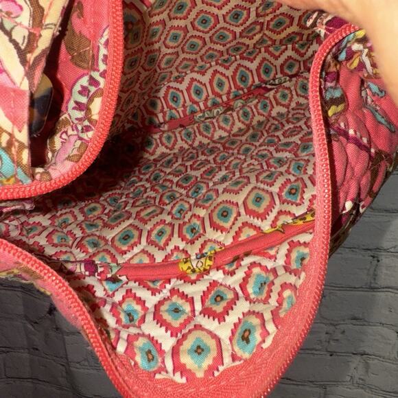 Vera Bradley Call Me Coral Quilted Cotton Crossbody Shoulder Bag Retired - Picture 10 of 10